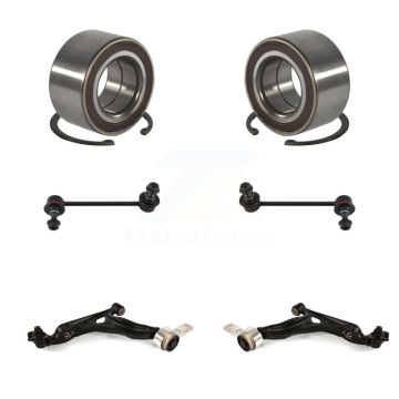 Front Bearing Lower Control Arm with Ball Joint Link Kit (6Pc) For 2009-2013 Mazda 6 2.5L K7T-108450