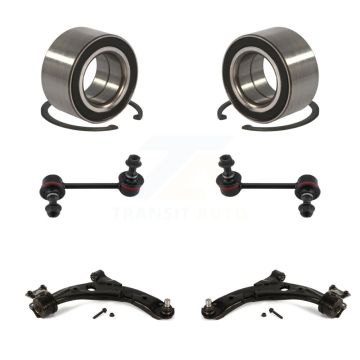 Front Bearing Lower Control Arm with Ball Joint & Link Kit (6Pc) For 2007-2012 Mazda CX-7 K7T-108455