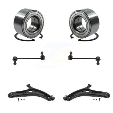 Front Bearing Lower Control Arm Link Kit (6Pc) For 10-13 Kia Soul Automatic transmission K7T-108457