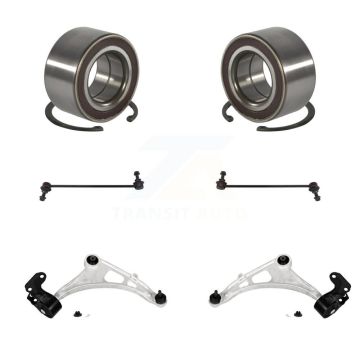 Front Bearing Lower Control Arm with BJ Link Kit (6Pc) For Honda Pilot Acura MDX Passport K7T-108458