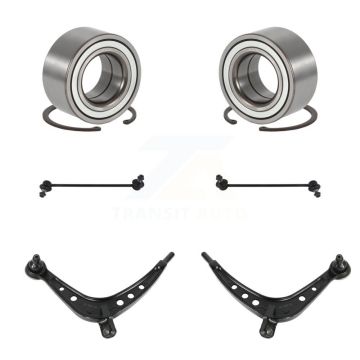 Front Bearing Lower Control Arm Ball Joint & Link Kit (6Pc) For 2001-2005 BMW 325xi 330xi K7T-108459