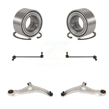 Front Wheel Bearing Lower Control Arm with Ball Joint & Link Kit (6Pc) For Hyundai Sonata K7T-108463