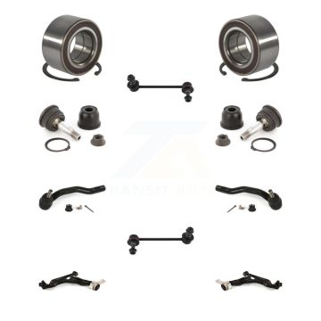 Front Wheel Bearing Lower Control Arm Upper Ball joint Outer Tie Rod Link Kit (10Pc) For K7T-108472