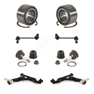 Front Bearing Lower Control Arm Upper Ball Joint & Link Kit (8Pc) For 09-13 Mazda 6 2.5L K7T-108474