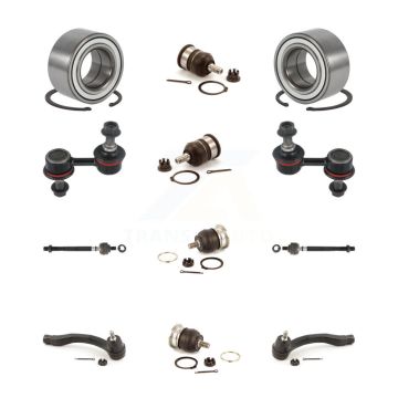 Front Bearing Upper Lower Ball Joint Outer Inner Tie Rod & Link Kit (12Pc) For Honda CR-V K7T-108491