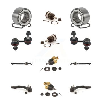 Front Bearing Upper Lower Ball Joint Outer Inner Tie Rod & Link Kit (12Pc) For Honda CR-V K7T-108492