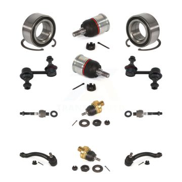 Front Bearing Upper Lower Ball Joint Outer Inner Tie Rod End Link Kit (12Pc) For Acura TL K7T-108494