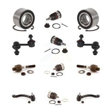 Front Bearing Upper Lower Ball Joint Outer Inner Tie Rod End Link Kit (12Pc) For Acura TL K7T-108499
