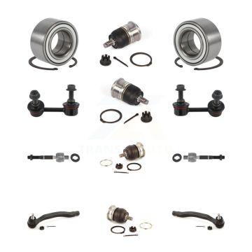 Front Bearing Upper Lower Ball Joint Outer Inner Tie Rod Link Kit (12Pc) For Honda Accord K7T-108501