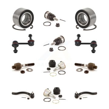 Front Bearing Upper Lower Ball Joint Outer Inner Tie Rod Link Kit (12Pc) For Honda Accord K7T-108503