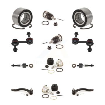 Front Bearing Upper Lower Ball Joint Outer Inner Tie Rod Link Kit (12Pc) For Honda Accord K7T-108505
