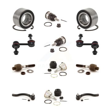 Front Bearing Upper Lower Ball Joint Outer Inner Tie Rod Link Kit (12Pc) For Honda Accord K7T-108506