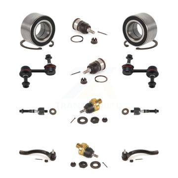 Front Bearing Upper Lower Ball Joint Outer Inner Tie Rod Link Kit (12Pc) For Honda Accord K7T-108507