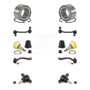 Front Bearing Upper Lower Ball Joint Outer Tie Rod End Link Kit (10Pc) For Hyundai Sonata K7T-108510