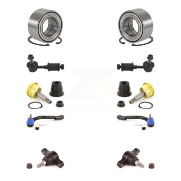 Front Wheel Bearing Upper Lower Ball Joint Outer Tie Rod & Link Kit (10Pc) For Kia Optima K7T-108512