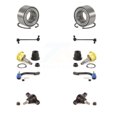 Front Wheel Bearing Upper Lower Ball Joint Outer Tie Rod & Link Kit (10Pc) For Kia Optima K7T-108513