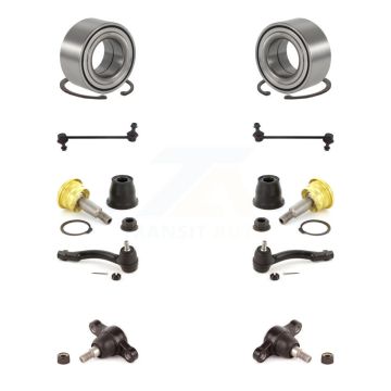 Front Wheel Bearing Upper Lower Ball Joint Outer Tie Rod & Link Kit (10Pc) For Kia Optima K7T-108515