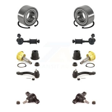 Front Bearing Upper Lower Ball Joint Outer Tie Rod & Link Kit (10Pc) For 04-06 Kia Amanti K7T-108517