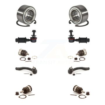 Front Bearing Upper Lower Ball Joint Outer Tie Rod Link Kit (10Pc) For Acura Integra del K7T-108520