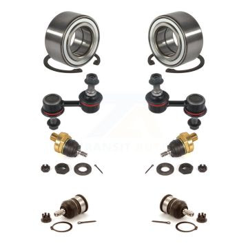 Front Wheel Bearing Upper Lower Ball Joint Sway Bar Link Kit For 1999-2000 Honda Civic Si K7T-108534