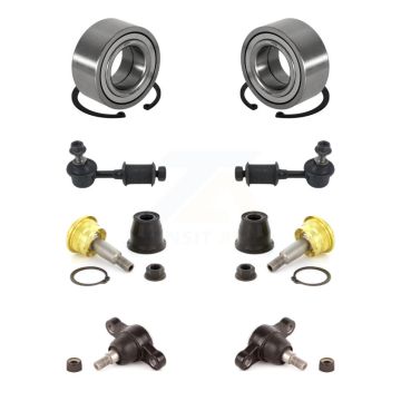 Front Wheel Bearing Upper Lower Ball Joint And Sway Bar Link Kit For 2004-2006 Kia Amanti K7T-108535