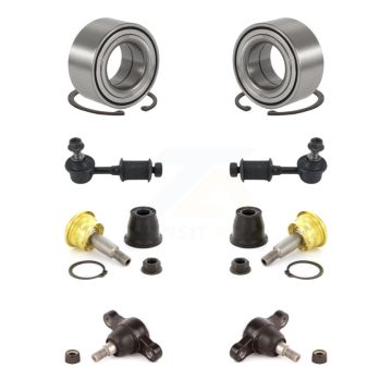 Front Wheel Bearing Upper Lower Ball Joint & Link Kit For Hyundai Sonata Kia Optima XG350 K7T-108538