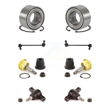 Front Wheel Bearing Upper Lower Ball Joint & Sway Bar Stabilizer Link Kit For Kia Optima K7T-108543