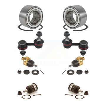 Front Wheel Bearing Upper Lower Ball Joint And Sway Bar Link Kit For 1997-2001 Honda CR-V K7T-108545
