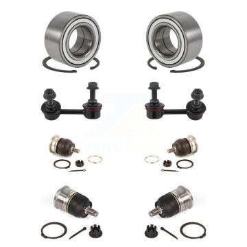 Front Bearing Upper Lower Ball Joint Sway Bar Link Kit (8Pc) For Honda Accord Acura TL CL K7T-108572
