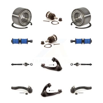 Front Bearing Upper Control Arm Lower Ball Joint Outer Inner Tie Rod Link Kit (12Pc) For K7T-108574