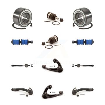 Front Bearing Upper Control Arm Lower Ball Joint Outer Inner Tie Rod Link Kit (12Pc) For K7T-108575