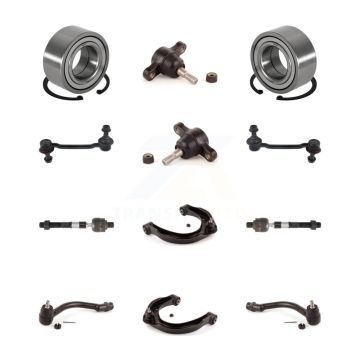 Front Upper Arm Lower Ball Joint Outer Inner Tie Rod & Link Kit (12Pc) For Hyundai Azera K7T-108579