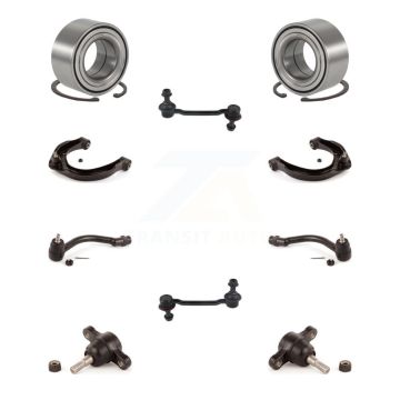 Front Bearing Upper Arm Lower Ball Joint Outer Tie Rod Link Kit (10Pc) For Hyundai Sonata K7T-108586