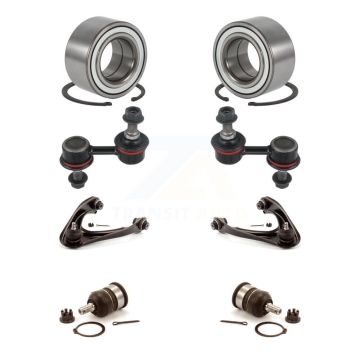 Front Bearing Lower Ball Joint Upper Control Arm Link Kit (8Pc) For 1997-2001 Honda CR-V K7T-108588