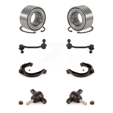 Front Bearing Lower Ball Joint Upper Arm And Link Kit (8Pc) For 2006-2010 Hyundai Sonata K7T-108593
