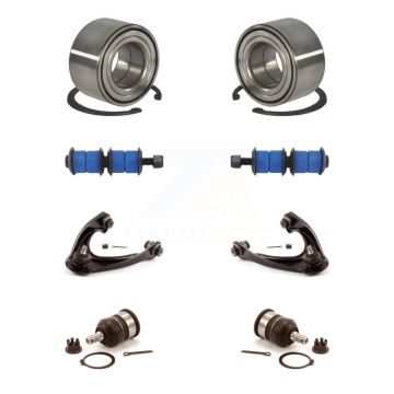 Front Bearing Lower Ball Joint Upper Control Arm with BJ & Link Kit (8Pc) For Honda Civic K7T-108597