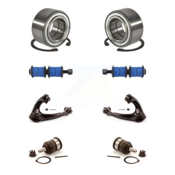 Front Bearing Lower Ball Joint Upper Control Arm with BJ & Link Kit (8Pc) For Honda Civic K7T-108598