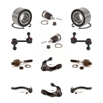 Front Upper Control Arm Lower Ball Joint Outer Inner Tie Rod & Link Kit (12Pc) For Honda K7T-108601