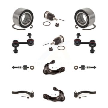 Front Upper Arm Lower Ball Joint Outer Inner Tie Rod End Link Kit (12Pc) For Honda Accord K7T-108602