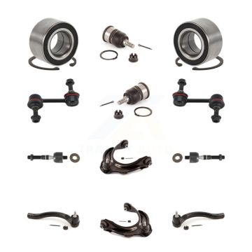 Front Upper Arm Lower Ball Joint Outer Inner Tie Rod End Link Kit (12Pc) For Honda Accord K7T-108604