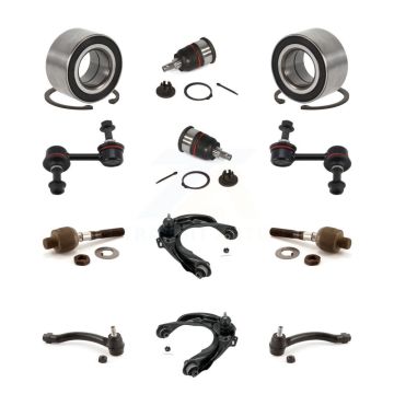 Front Upper Control Arm Lower Ball Joint Outer Inner Tie Rod Link Kit (12Pc) For Acura TL K7T-108605