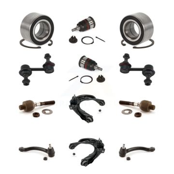 Front Upper Control Arm Lower Ball Joint Outer Inner Tie Rod Link Kit (12Pc) For Acura TL K7T-108606