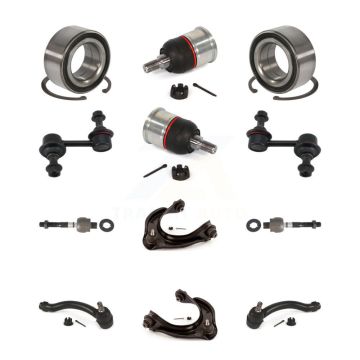 Front Upper Arm Lower Ball Joint Outer Inner Tie Rod & Link Kit (12Pc) For 09-14 Acura TL K7T-108608