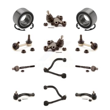 Front Upper Arm Lower Ball Joint Outer Inner Tie Rod End Link Kit (12Pc) For Kia Sorento K7T-108610