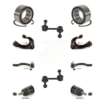 Front Bearing Upper Arm Lower Ball Joint Outer Tie Rod & Link Kit (10Pc) For Honda Accord K7T-108616