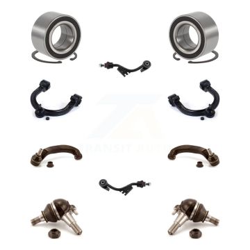 Front Bearing Upper Arm Lower Ball Joint Outer Tie Rod Link Kit (10Pc) For Mercedes-Benz K7T-108617