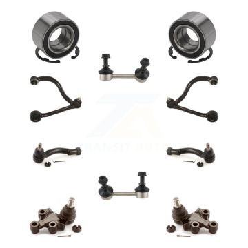 Front Bearing Upper Arm Lower Ball Joint Outer Tie Rod & Link Kit (10Pc) For Kia Sorento K7T-108618