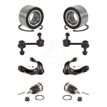 Front Wheel Bearing Lower Ball Joint Upper Arm Link Kit (8Pc) For Honda Accord Acura TSX K7T-108622