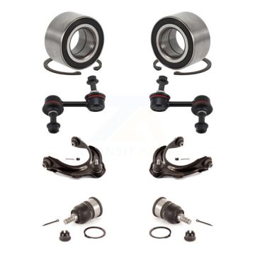 Front Bearing Lower Ball Joint Upper Control Arm with BJ Link Kit (8Pc) For Honda Accord K7T-108623