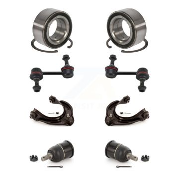 Front Wheel Bearing Lower Ball Joint Upper Arm Link Kit (8Pc) For Honda Accord Acura TSX K7T-108628
